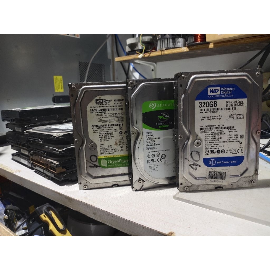 hdd pc dekstop 3.5 inc mati rusak seagate wd