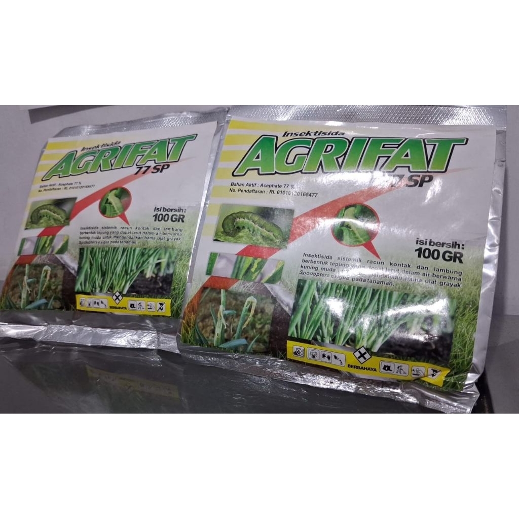 pengendali Ulat bandel INSEKTISIDA AGRIFAT ISI 100 GRAM