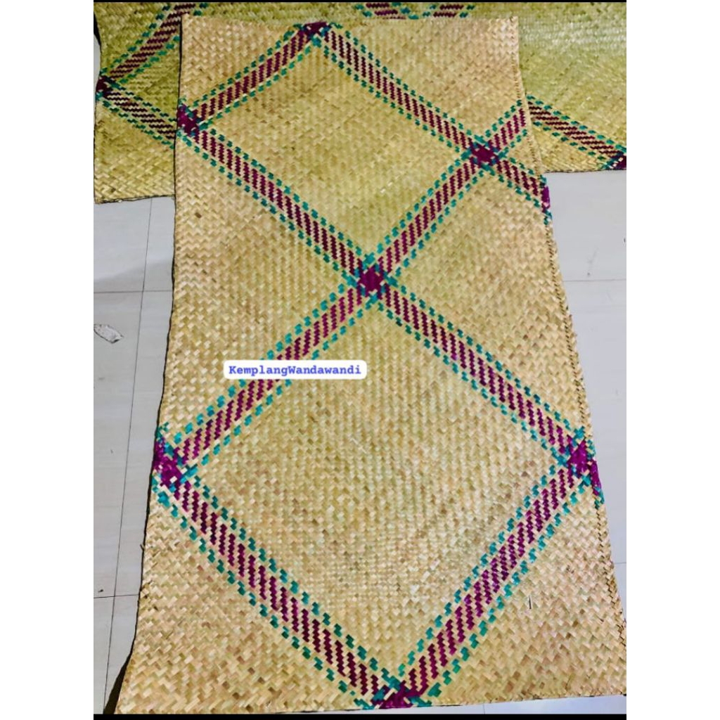 Tikar anyaman purun /daun pandan asli palembang