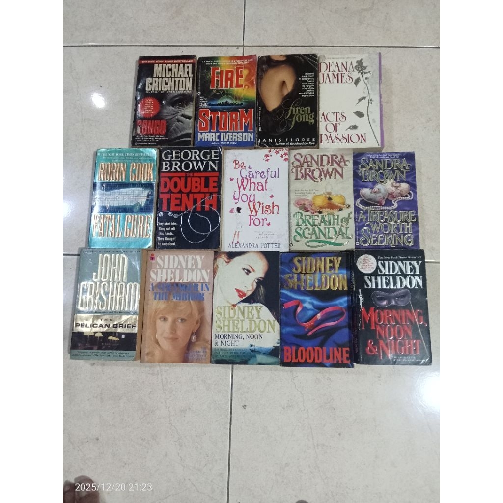 ORIGINAL BEKAS NOVEL BAHASA INGGRIS CABUTAN