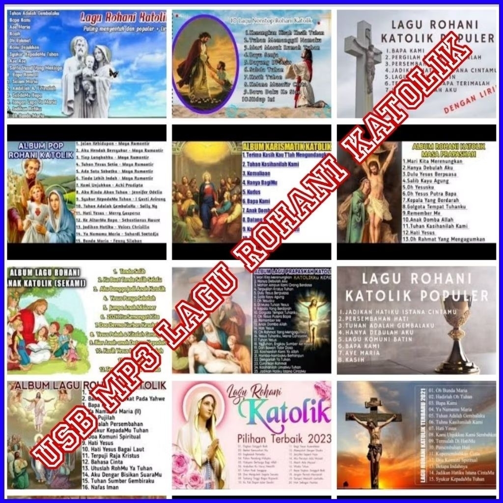 USB MOBIL MP3 LAGU ROHANI KATOLIK - USB MOBIL UNTUK LAGU - USB MOBIL MP3 FULL ALBUM