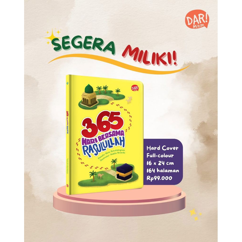 365 Hari Bersama Rasulullah (hardcover, cetakan baru)