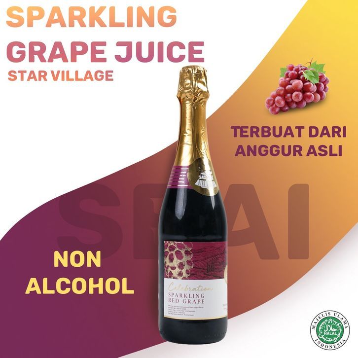 Star Village Celebration Sparkling Red Grape / White Grape 750ml