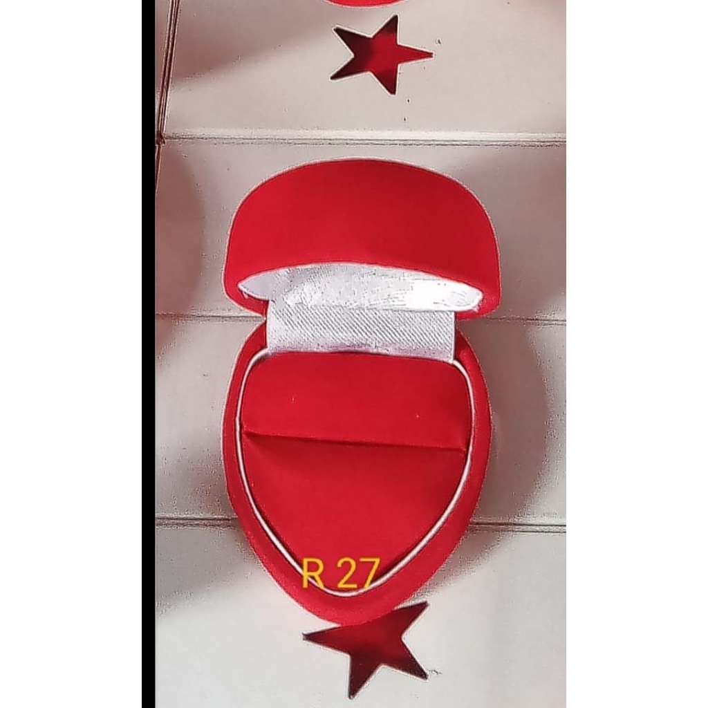 [Sedang] Kotak penyimpanan perhiasan emas | tempat perhiasan desain unik | wadah simpan cincin