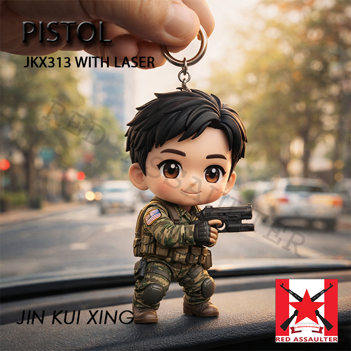 Gantungan Kunci Chibi Replika JKX313 With Laser
