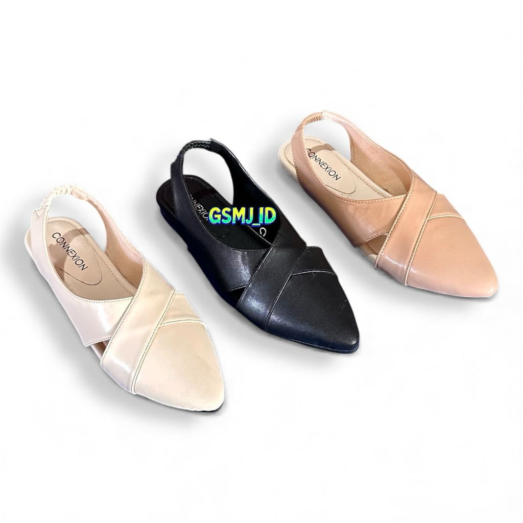 Sandal Wanita Flat Shoes Dari Brand Matahari Sepatu wanita flat slip on tali belakang kode AA