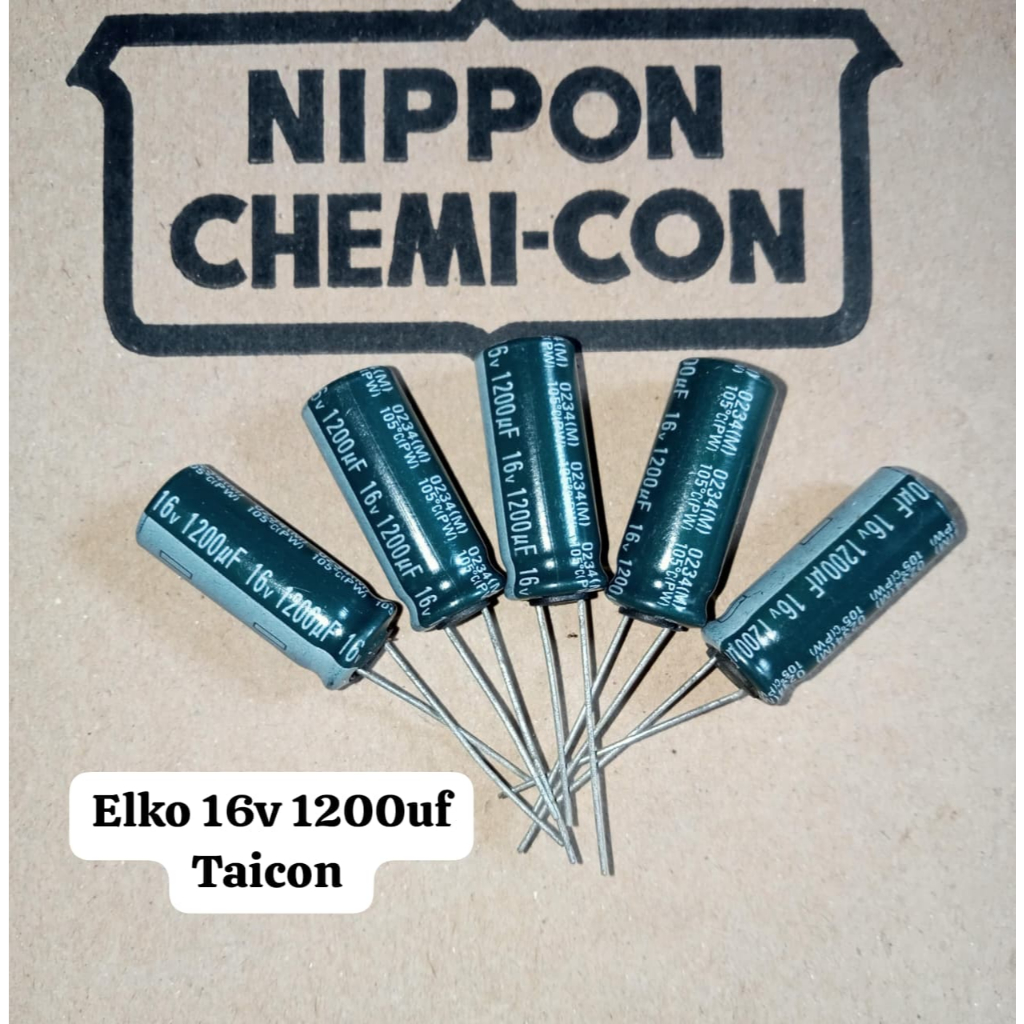 10Pcs Elko 16v 1200uf Original