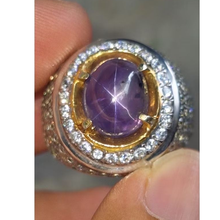 Natural purple sapphire srilanka / Mirah kecubung ceylon