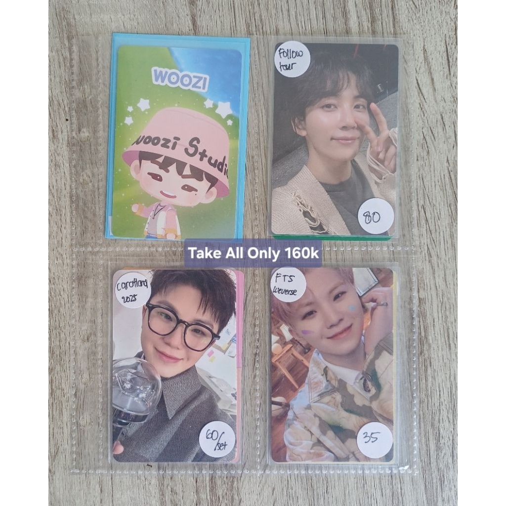Official Photocard Seventeen Woozi Caratzone Caratland 2025 Jeonghan Follow Tour Woozi Face The Sun 