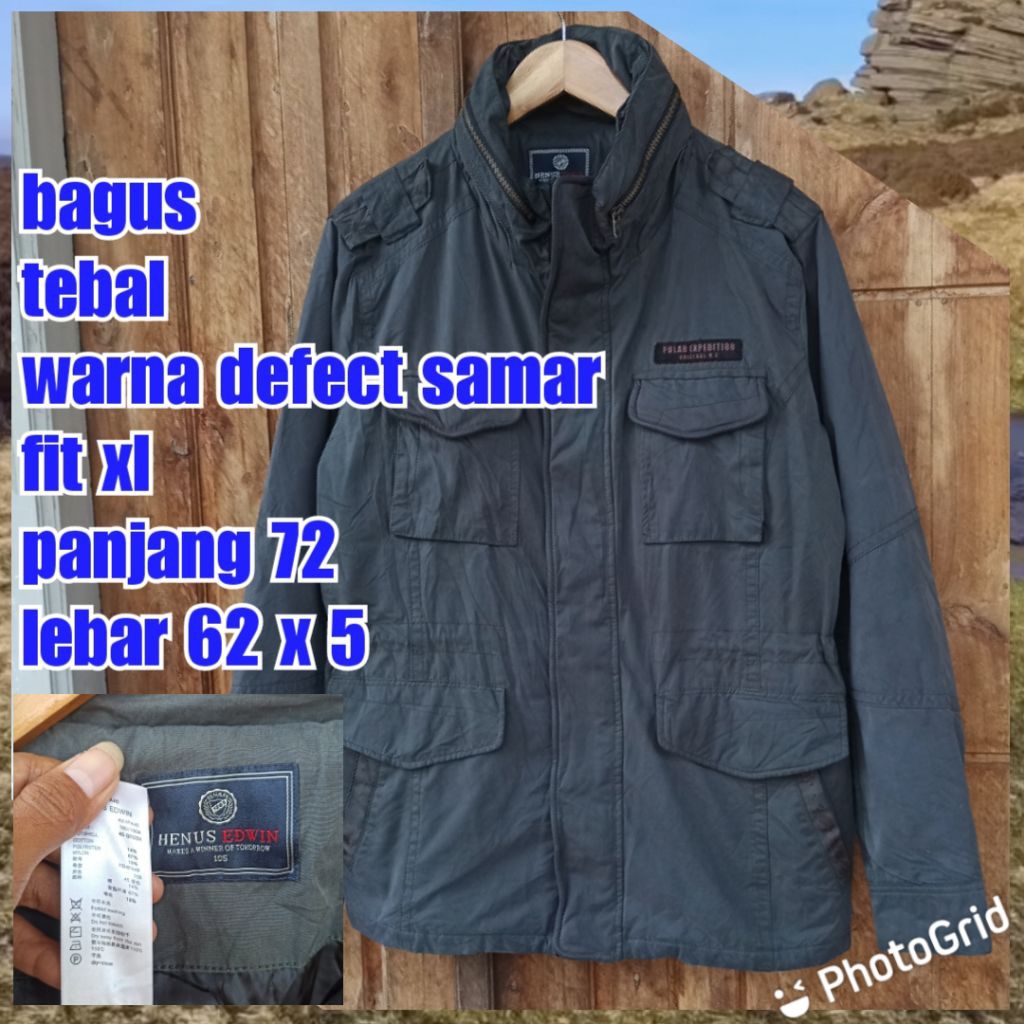 jaket parka army military green hijau m65 fashion henus