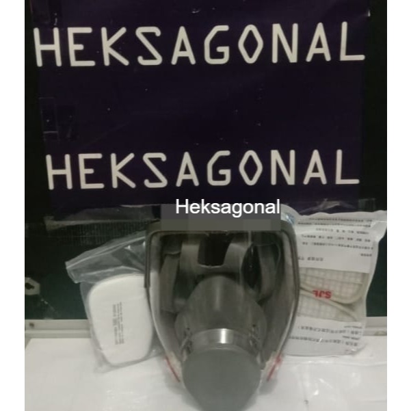 Masker gas acid full face masker respirator 2 filter Balikpapan