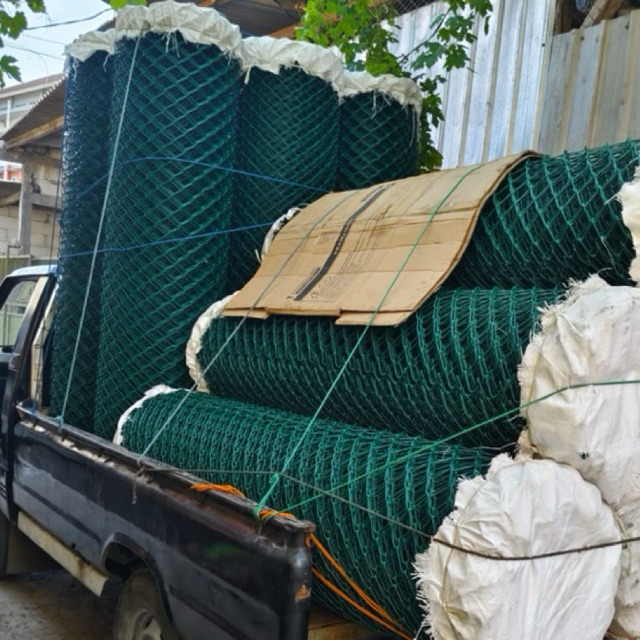 Kawat Harmonika PVC Tinggi 2m Tebal 2,8mm Lubang 50x50