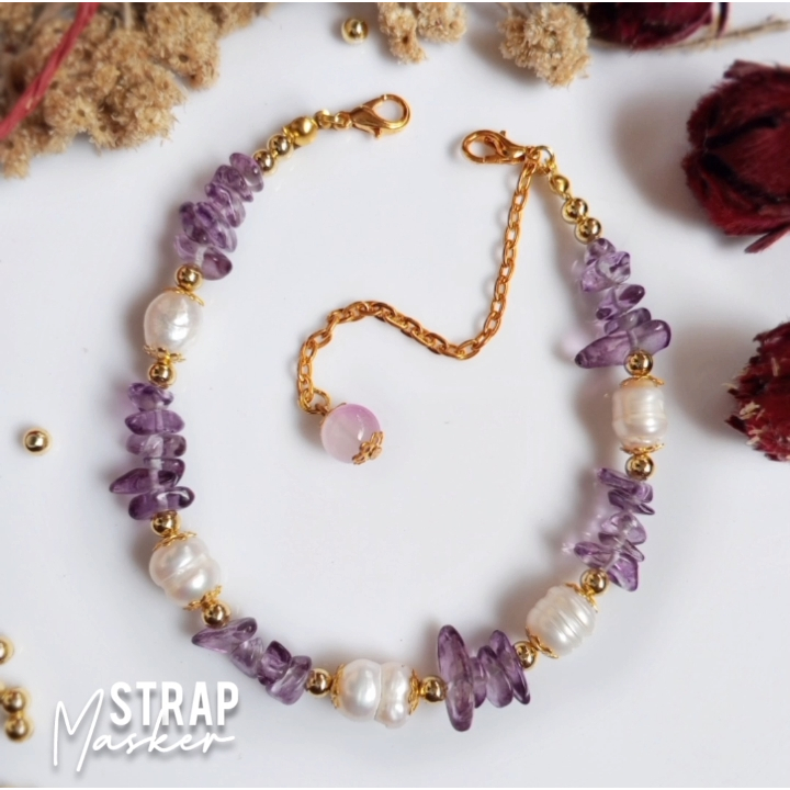 Strap masker konektor masker Mutiara Air Tawar lombok