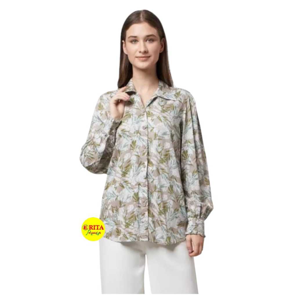 MCB Kemeja Motif Bunga