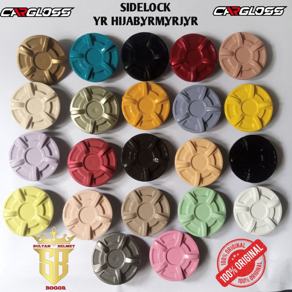 Part Helm Cargloss Sidelock Visor Cover Pengunci Visor Cargloss YRH Hijab YRM YR series