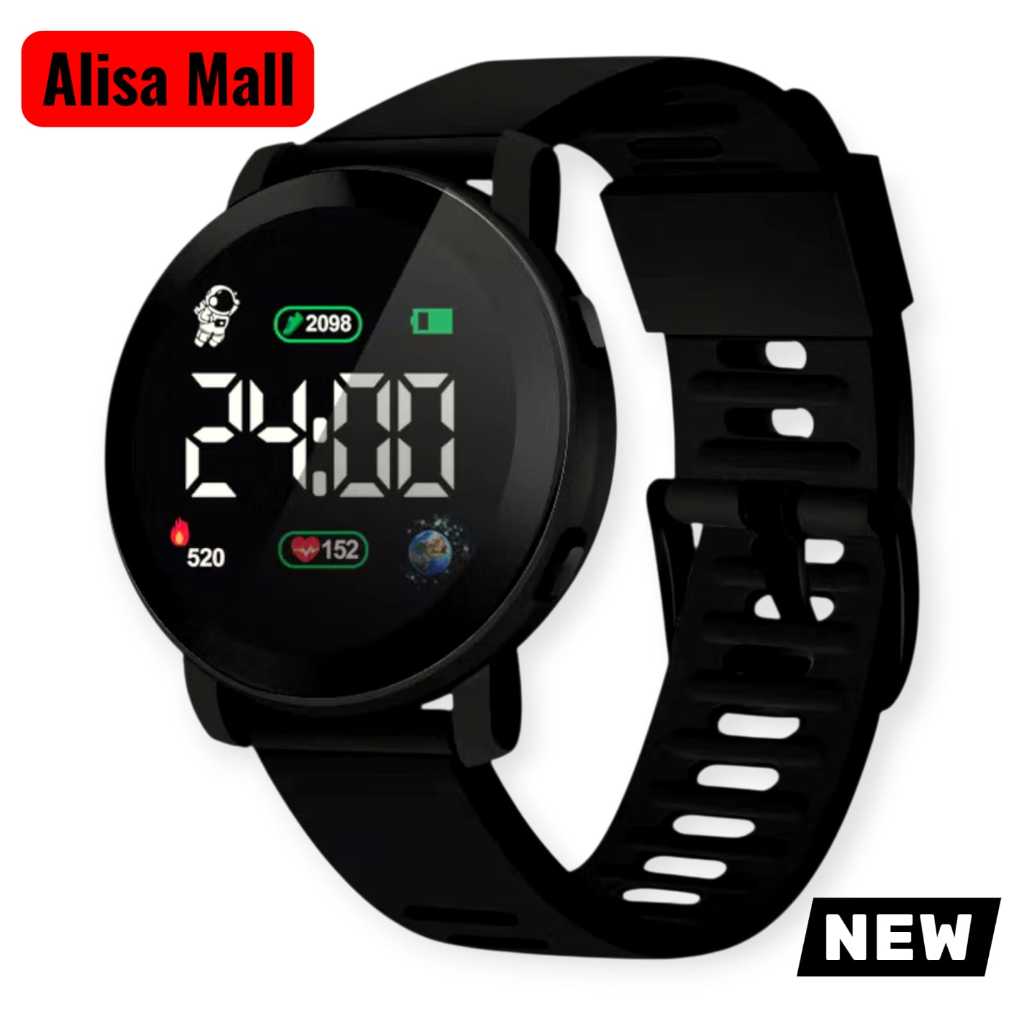 Jam Tangan Anak Laki Laki - 2 3 4 5 Tahun Anti Air Keren Led