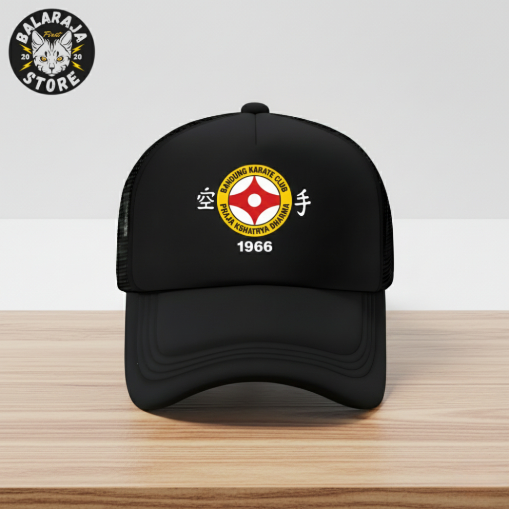 Topi BKC Jaring Premium Unisex Topi KARATE BKC Topi Trucker KARATE BKC Topi Baseball Warna HItam