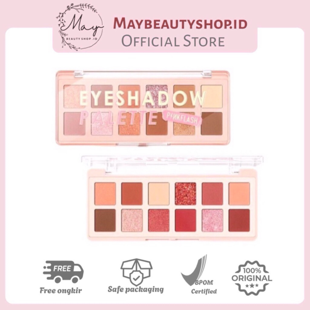 PINKFLASH PRO TOUCH EYESHADOW PALLETE ( Eyeshadow Pinkflash )