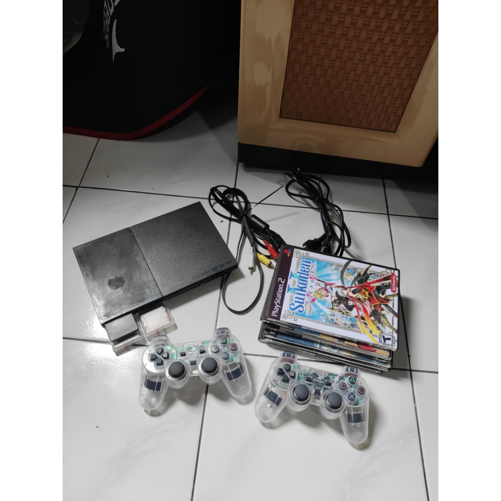 ps2 slim 90006 bekas normal, kaset only bukan matrix