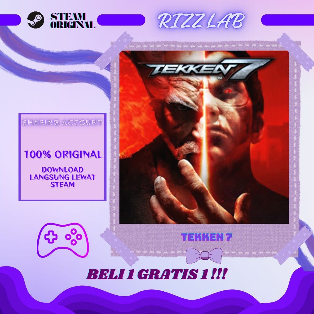 Tekken 7 Steam Sharing PC Original LIFETIME