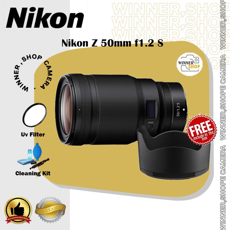 Nikon Z 50mm f1.2 S Lensa Nikon NIKKOR Z 50mm f/1.2 S