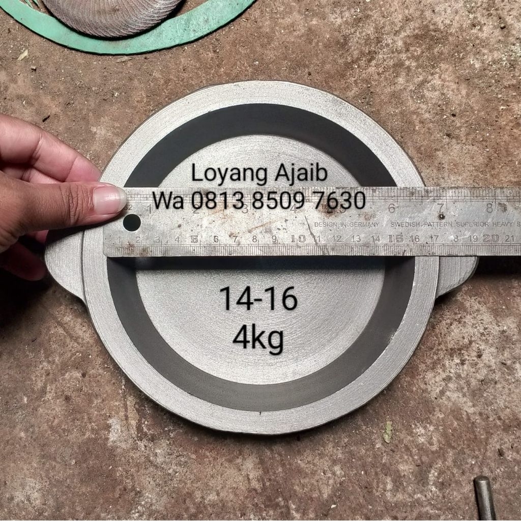 Loyang Martabak Manis Semi Premium 14-16 + Tutup