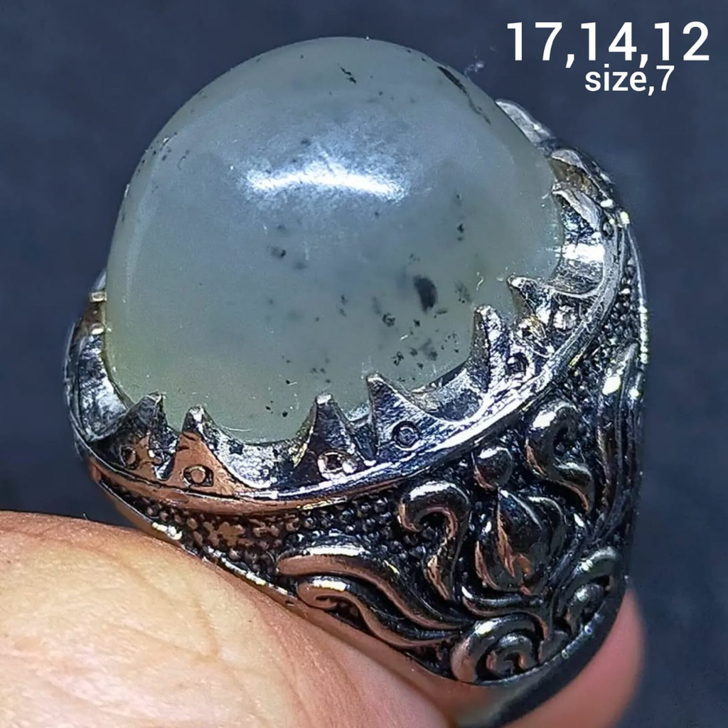 cincin batu akik asli sisik sungai dareh antik top hq natural (asli alam)