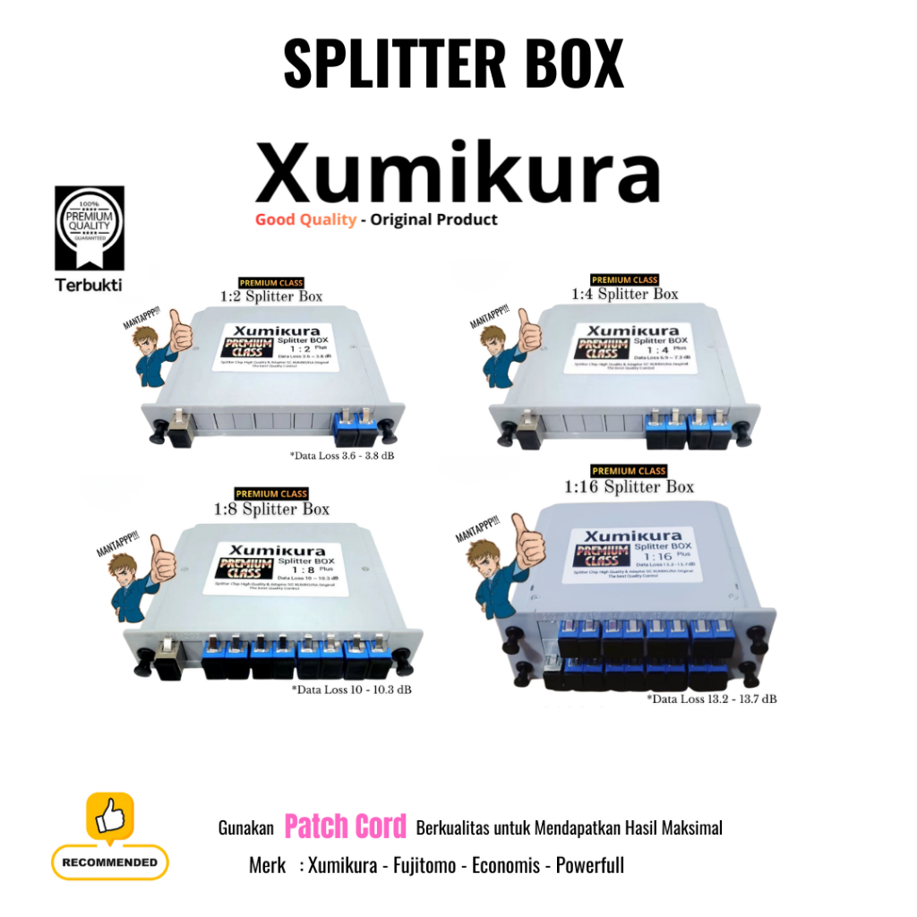 Xumikura Splitter Box Premium -  ORIGINAL