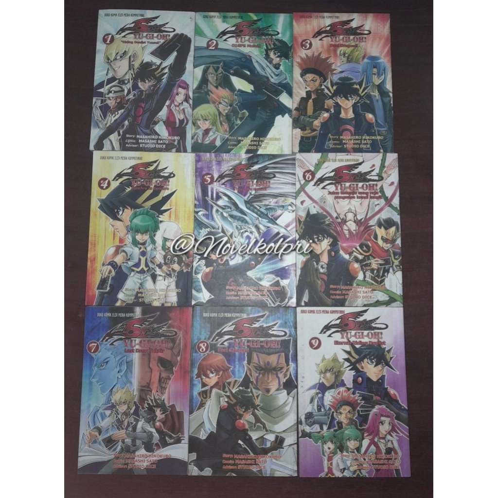 Komik SET Yu Gi Oh 5DS 1-9 Tamat