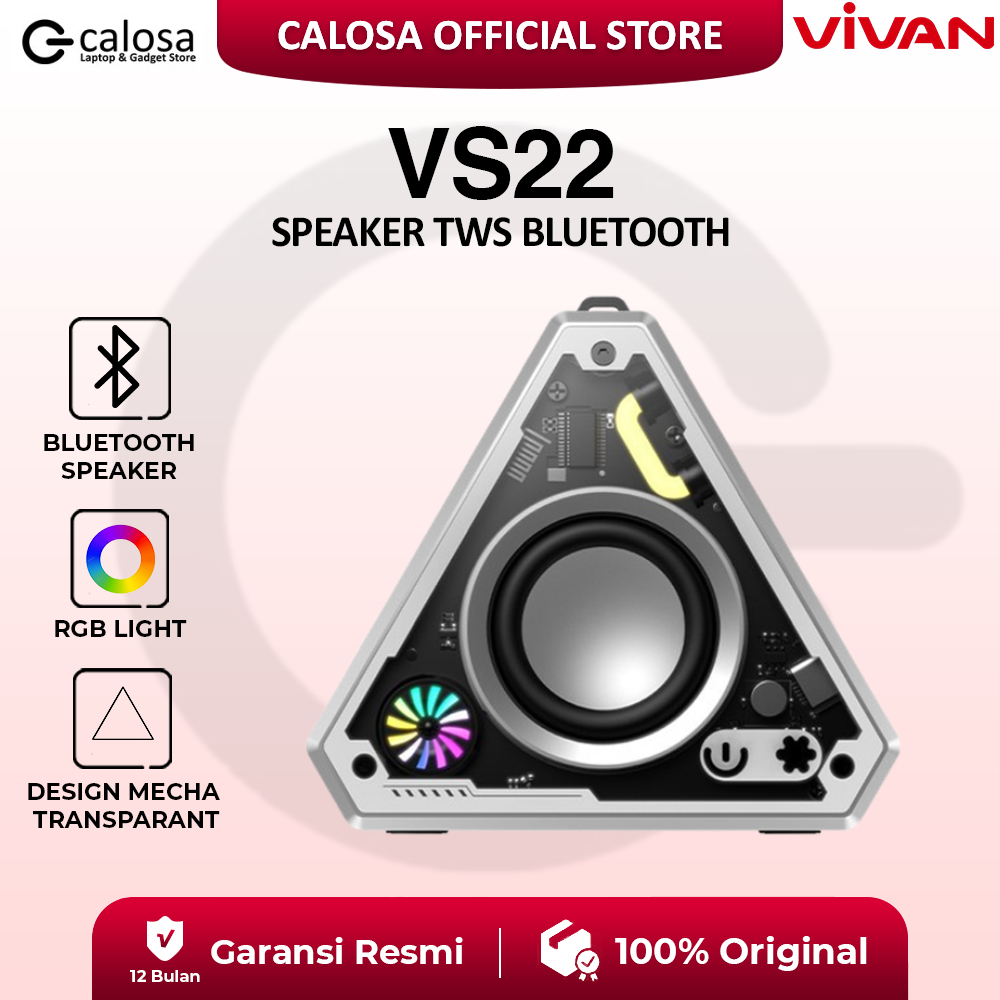 Speaker TWS Bluetooth Vivan VS22 Black