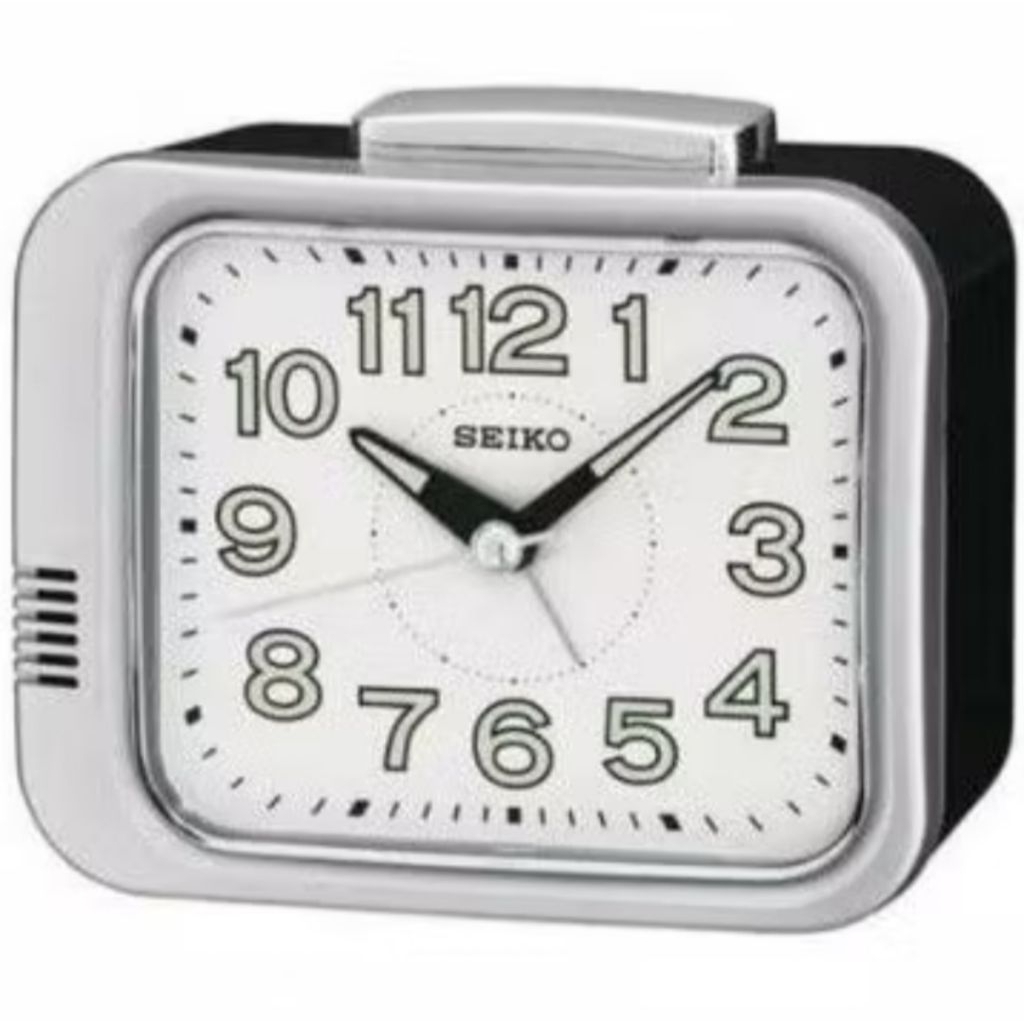 Jam Meja Weker Seiko QHK028S Original Sweep Alarm lumibrite QHK028 Best Seller