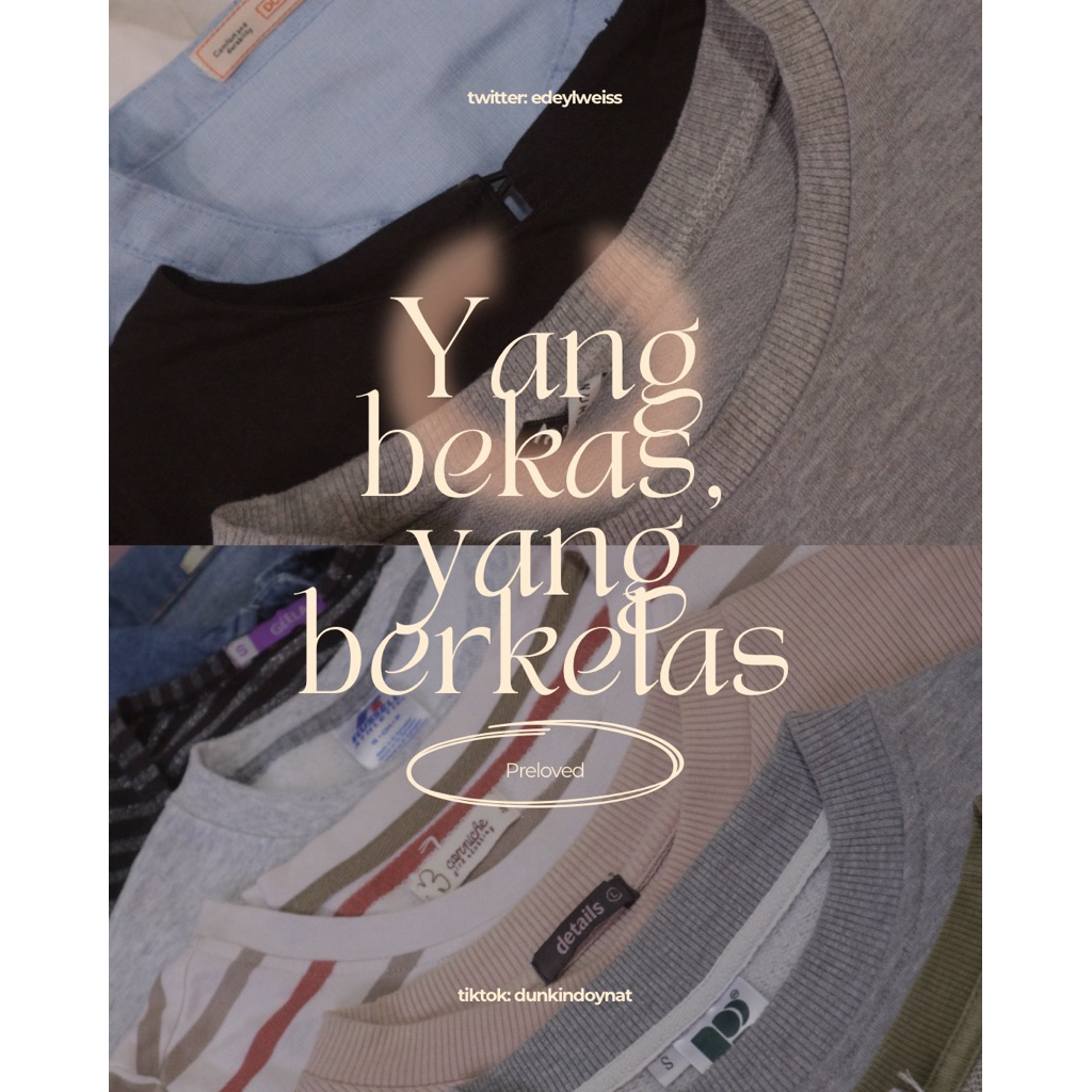 Preloved Atasan wanita pemakaian Pribadi