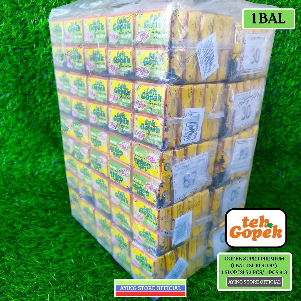 Teh Gopek Super Premium (BAL) 1 bal isi 10 slop Grosir