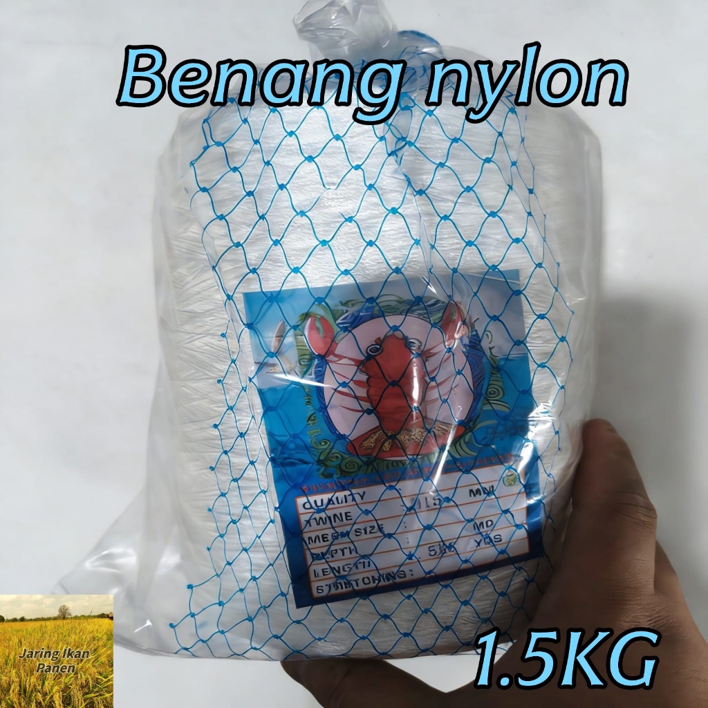 Benang nylon D12,D15 1500 gram / benang rajut nylon
