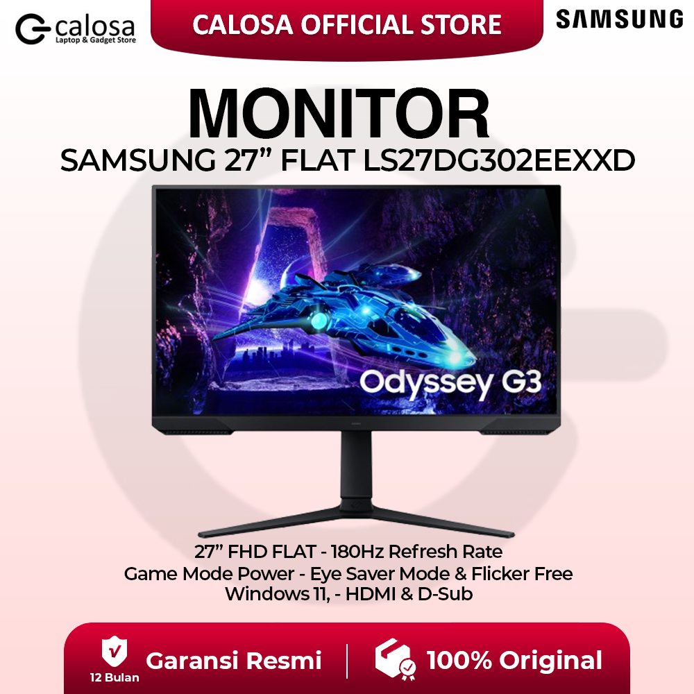Monitor Samsung ODYSSEY G3 27" S27DG302 LS27DG302EEXXD 180hz