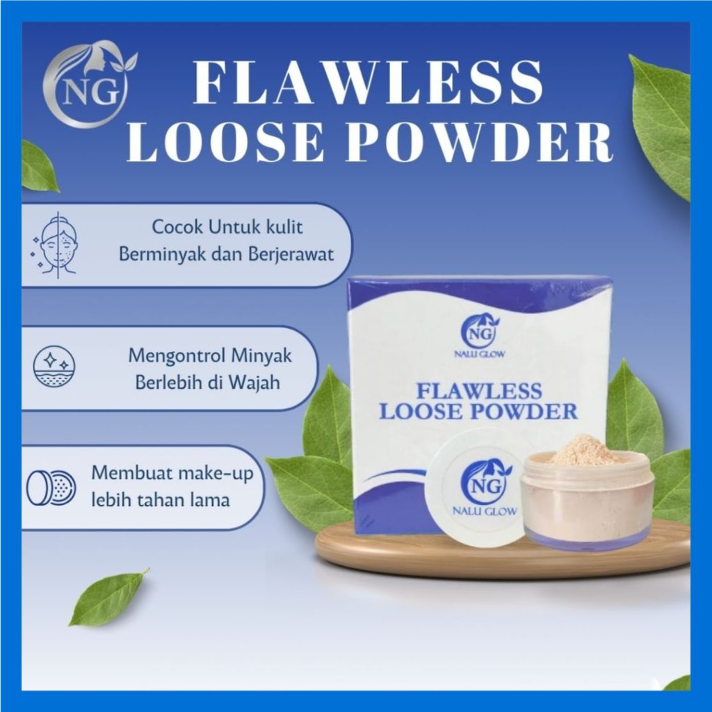 Nalu Glow Loose Powder - Bedak NaluGlow