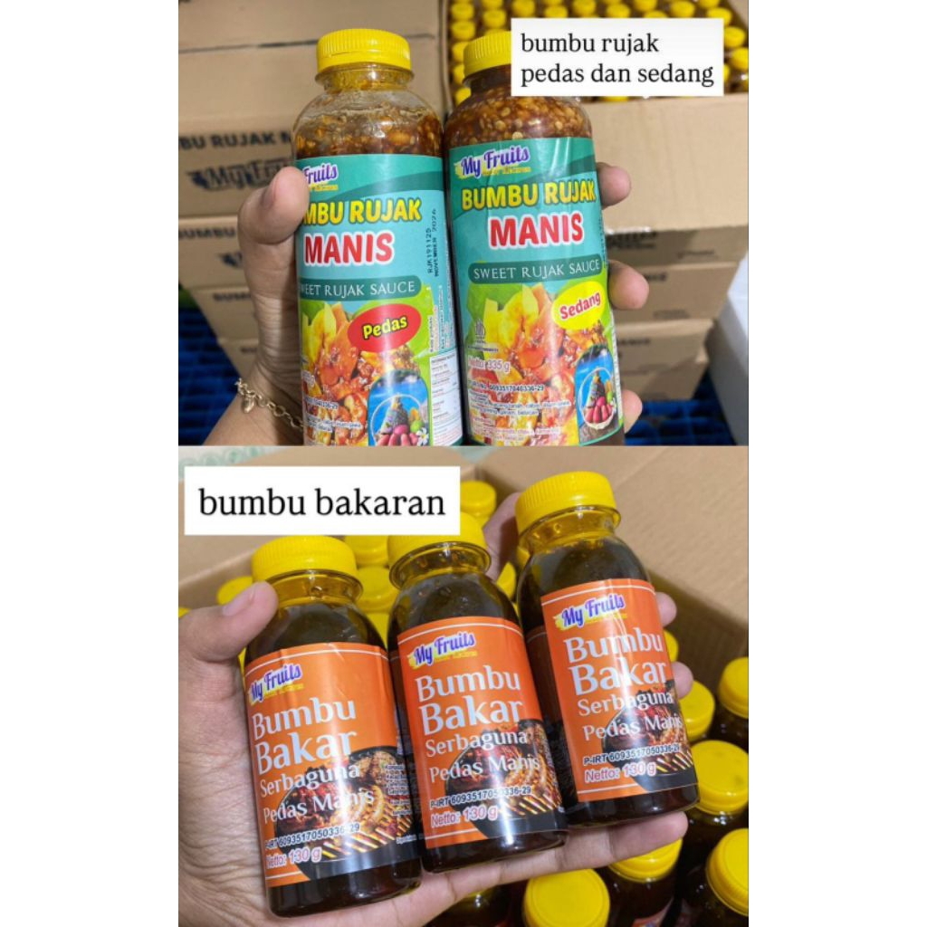Bumbu Rujak Manis 335gr - Siap Saji, Praktis, Tahan 6 Bulan