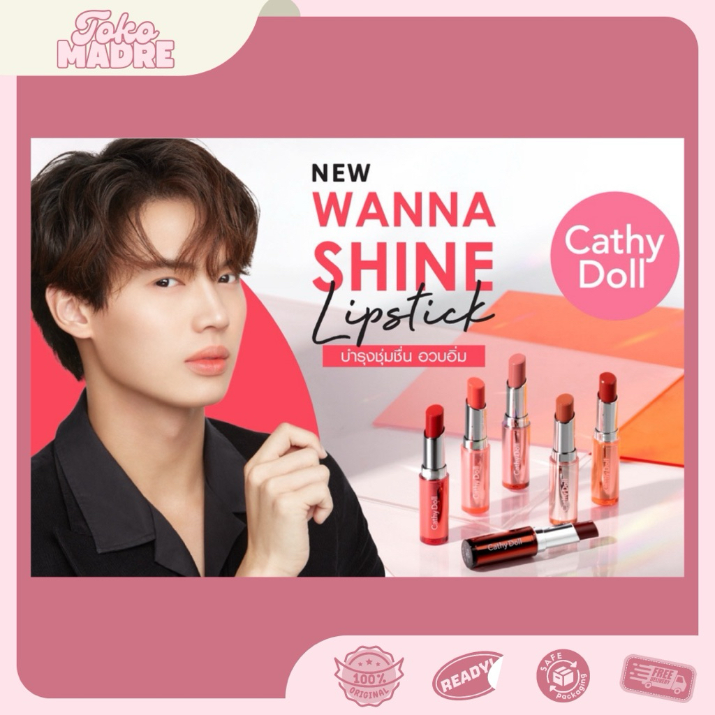 MADRE - Wanna Shine Lipstick Win Metawin by Cathy Doll