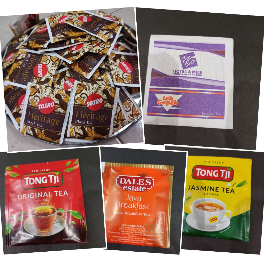 Teh celup sosro heritage black tea sachet / teh celup sachet