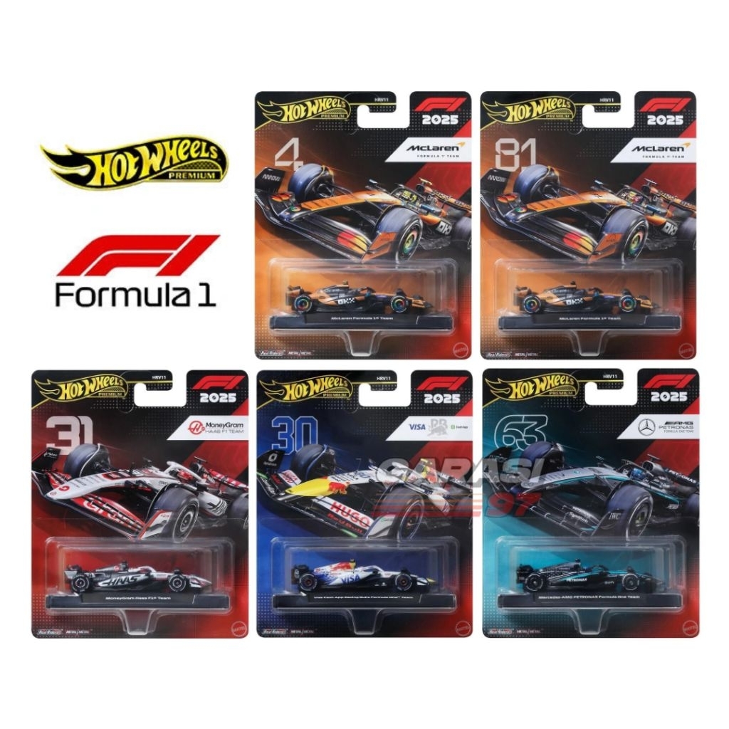 Hot Wheels Premium Formula 1 2025