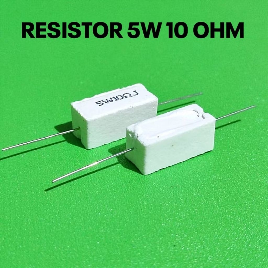 RESISTOR KAPUR 5W 5 WATT 10R 10 OHM ROHS