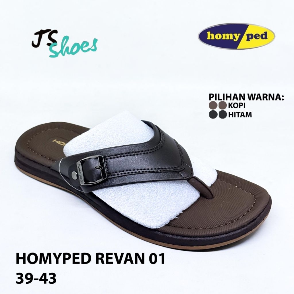 HOMYPED REVAN 01 - SANDAL JEPIT CASUAL PRIA DEWASA MERK HOMYPED ORIGINAL