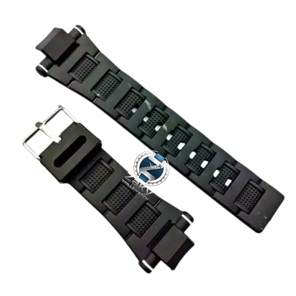 Strap Tali Jam Tangan Casio WR20BAR Tali Jam Tangan Casio G-Shock Wr 20Bar Rubber Hitam