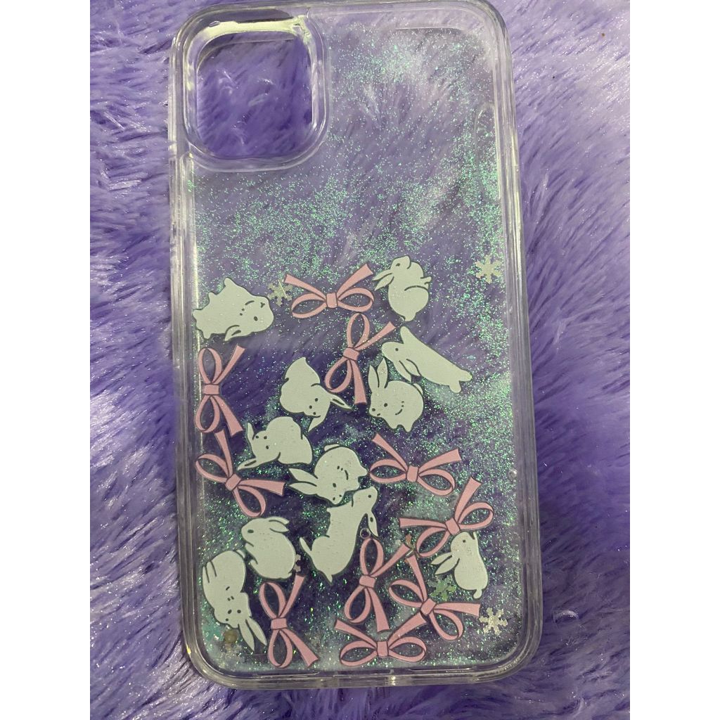 Case Iphone 11 Glitter Rabbit Coquette watercase  New