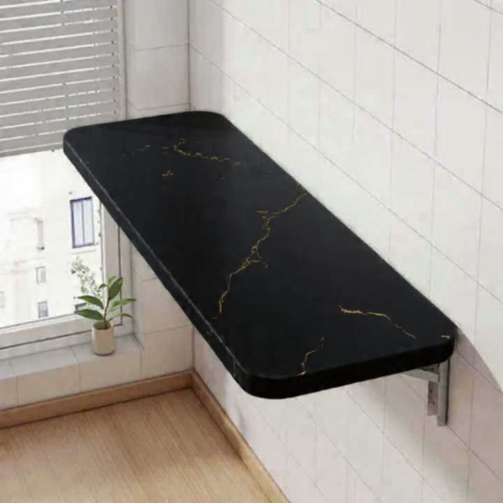 MEJA LIPAT MOTIF MARMER/MEJA GANTUNG MOTIF MARMER/MEJA BELAJAR