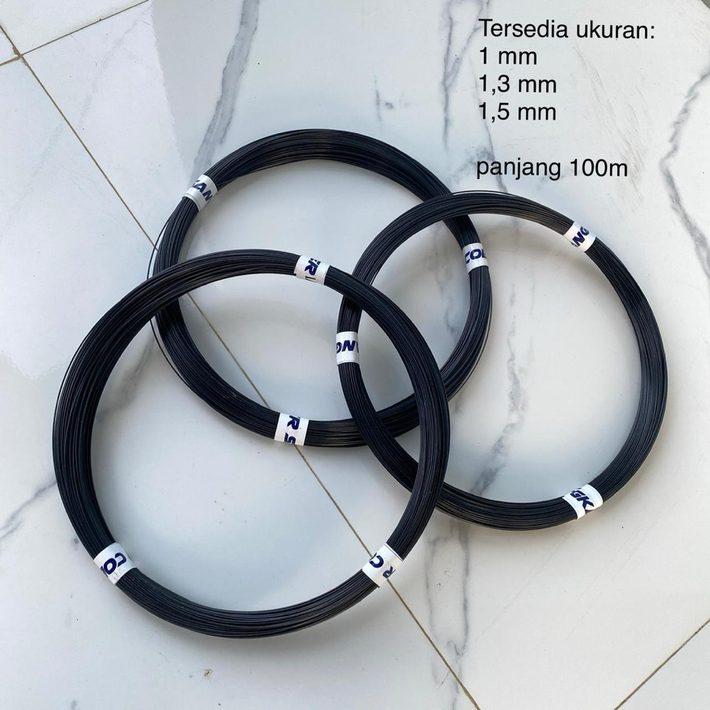 COER Fiber Ruji Sangkar 100M Ukuran 1mm 1,3mm 1,5mm Fiber Sangkar
