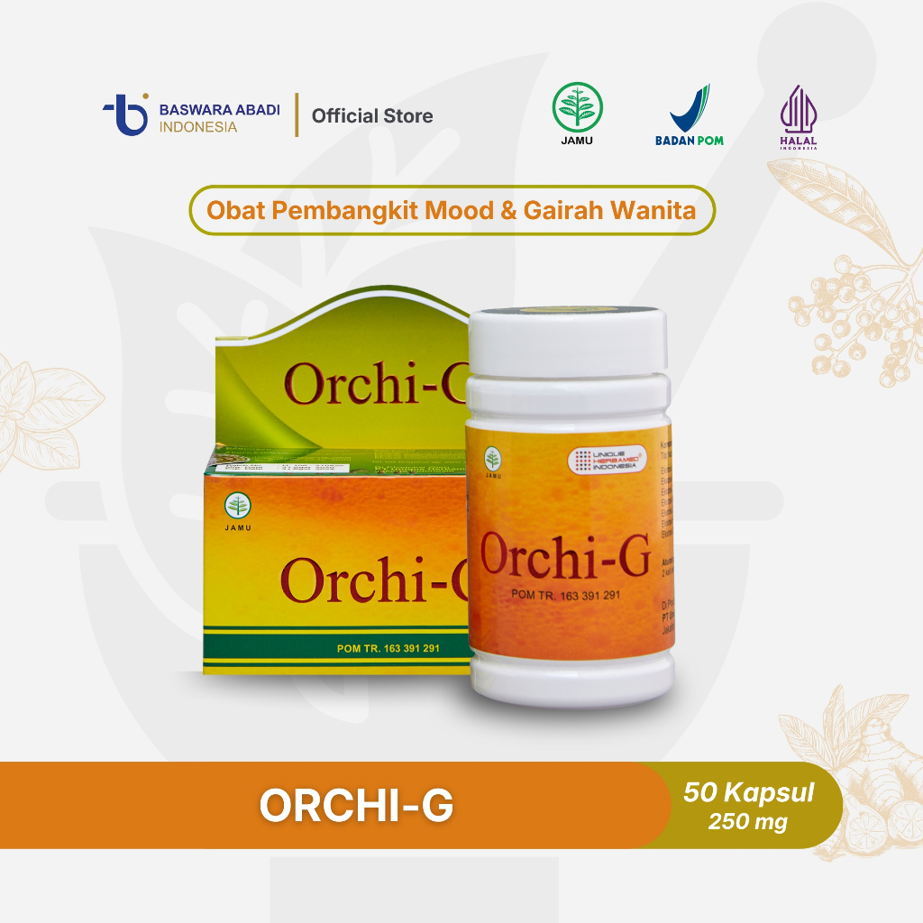 ORCHI-G - Meningkatkan Hormon & Gairah Wanita | Obat Gairah Wanita | Obat Menopause