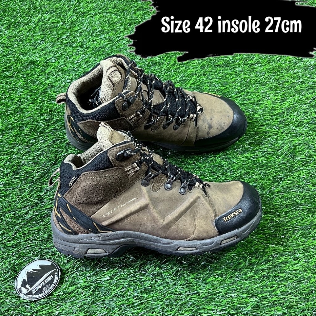 Sepatu Outdoor Gunung Hiking Treksta Size 42