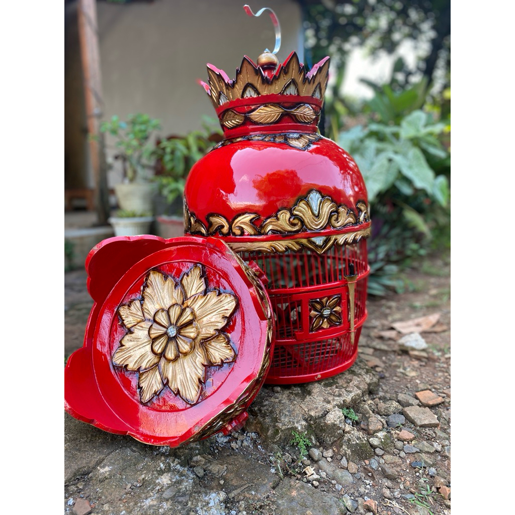sangkar ukir burung perkutut