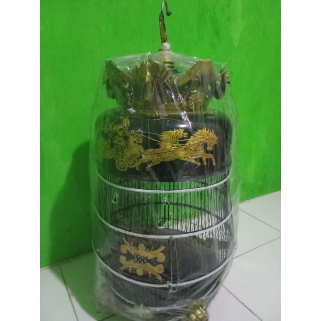 kandang/sangkar perkutut mahkota kereta kuda fiber